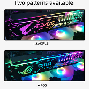 COOLMOON vente en gros populaire 25cm support GPU multi-interface disponible support GPU boîtier d'ordinateur décoratif support de carte graphique - Product Image 3