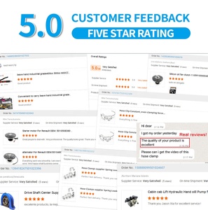 Collier de serrage pour tuyau de 1-1/2 pouce en acier inoxydable, style allemand, vis à oreilles de 1,5 pouce, colliers de serrage pour tuyau de dépoussiéreur pour câble de télécommunication - Product Image 4