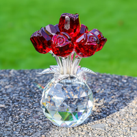 Vase à bouquet de roses gravé au laser avec impression UV, design floral romantique - Cadeau pour la Saint-Valentin, la fête des mères