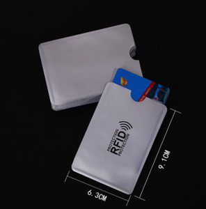 Portefeuille en métal aluminium <span class=keywords><strong>anti</strong></span>-RFID <span class=keywords><strong>anti</strong></span>-<span class=keywords><strong>NFC</strong></span> avec porte-cartes bancaires, étui pour <span class=keywords><strong>carte</strong></span> d'identité, protection contre les lecteurs RFID/<span class=keywords><strong>NFC</strong></span>, bloqueur/couvercle/boîte - Product Image 6
