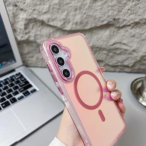 Funda Magnética Translúcida con Degradado de Color para Samsung <span class=keywords><strong>Galaxy</strong></span> A05S A15 A25 A35 A55 A14 A24 A34 A54 A13 <span class=keywords><strong>A53</strong></span>, Compatible con Carga Inalámbrica - Product Image 3