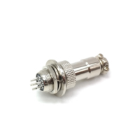 Conector Eléctrico Circular GX12 RS765, Macho y Hembra, de 2, 3, 4, 5, 6 y 7 Pines