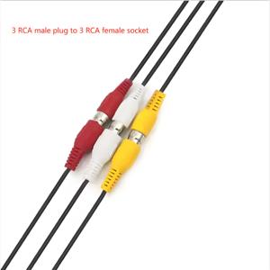 3.5mm đến 3RCA Stereo <span class=keywords><strong>Analog</strong></span> Audio Splitter cáp 3 RCA AUX AV dây cho DVD âm thanh <span class=keywords><strong>TV</strong></span> hộp - Product Image 5