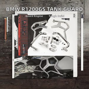 QDGY Nouvelle barre de protection de réservoir de moto en acier inoxydable, garde-moteur, cadre de protection, pare-chocs pour R1200GS R <span class=keywords><strong>1200</strong></span> GS ADV refroidi par eau - Product Image 2