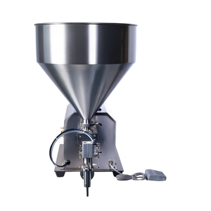 Machine de remplissage semi-automatique à pompe à rotor servo-moteur pour pâtes à haute viscosité, chocolat, sauce chili, pâte de sésame, crème cosmétique - Product Image 2