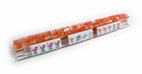 Set Mahjong Akrilik 3 Lapis, 160 Buah, Lengkap, Grosir untuk Permainan di Rumah