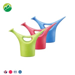 2L Plastic Garden Water Cans Watering Can Watering Can Pot Ergonomic Design Customizable Color