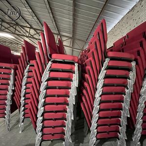 Sedia da Chiesa/Teatro/Poltrona da Auditorium Interbloccabile Confortevole con Schienale ad Ala in Tessuto, Design UK, Prezzo di Fabbrica Conveniente - Product Image 2
