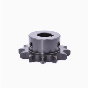 Yimihelong Pignon à 2 points 04C 10/11/12/13/14/15/16/17 Engrenage industriel en acier au carbone S45C Noir standard - Product Image 6