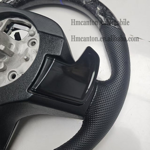 Volant de direction en cuir perforé en fibre de carbone pour BMW G20 G30 G01 Série 3 Série 5 - Product Image 4