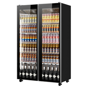 Công Suất Lớn Làm Mát Không Khí Thương Hiệu Máy Nén Rượu Vang Và Nước Giải Khát Làm Mát Thương Mại Thẳng Đứng Đồ Uống Hiển Thị Tủ Lạnh - Product Image 5