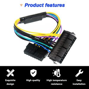 Câble adaptateur d'alimentation 24 broches vers 18 broches ATX PSU pour station de travail <span class=keywords><strong>HP</strong></span> Z420/<span class=keywords><strong>Z620</strong></span> 12 pouces/30cm - Product Image 4