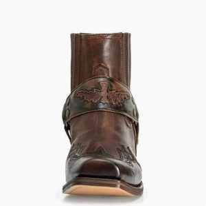 <span class=keywords><strong>Stivali</strong></span> da <span class=keywords><strong>Uomo</strong></span> Casual a Tubo Corto Stile Romano con Tacco Basso, Taglie Grandi, Disponibili all'Ingrosso dalla Fabbrica - Product Image 3