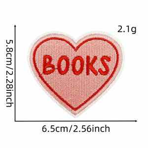 Parches Bordados Termoadhesivos con Temática de Libros para Amantes de la Lectura - Product Image 5