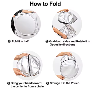 La mejor venta de accesorios para automóviles, parasol personalizado para automóviles para rayos UV y protección contra el calor del sol, parasol para automóviles - Product Image 6