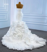 Feishiluo vente en gros sirène Organza Tulle boule robe de mariée Sexy sirène robe de mariée pour les femmes robe de bal
