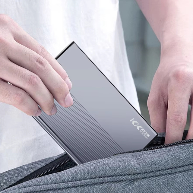 New Mini External Hard Disk Drive Type-C USB 3.0 Portable 2TB Double Secure Backup Desktop Use Aluminium Alloy 640MB/s Read
