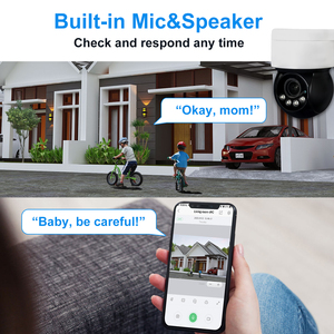 Caméra PT de suivi WiFi mini 8MP avec fonction de détection humaine, double éclairage, micro et haut-parleur intégrés, 256 Go, portée jusqu'à 30 m - Product Image 5