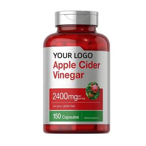 Kapsul Cuka Apel (150 Kapsul) - 2400mg Per Sajian, Suplemen Diet Bebas GMO & Bebas Gluten - Product Image 6