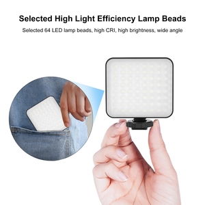 Luz <span class=keywords><strong>de</strong></span> Relleno PULUZ <span class=keywords><strong>de</strong></span> 64 LED y 5W, 6000-6500K, para Cámara, Videocámara, Fotografía Macro, Precio <span class=keywords><strong>de</strong></span> Fábrica - Product Image 6