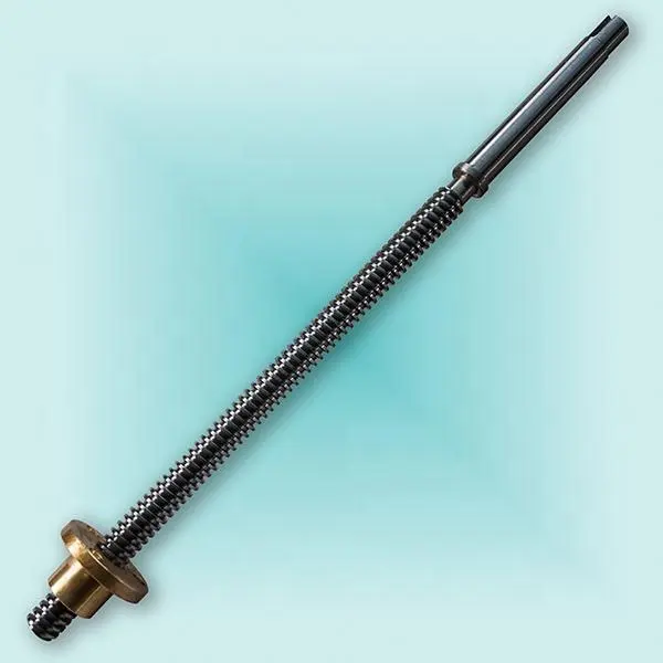 Low friction tr20x2 trapezoidal thread lead screw with nut