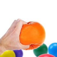 Ballon de dodgeball en mousse PU rouge, vert et jaune de 17,8 cm avec logo personnalisé, jouet souple de 7 pouces, ballon de plage, jouets aquatiques rebondissants