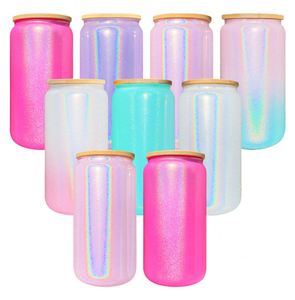 Gobelets en verre borosilicate scintillants arc-en-ciel de 15 oz, 16 oz, 20 oz, avec boîte blanche - Product Image 1
