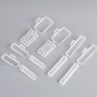 Caja de Plástico Transparente para Marcadores de Cables, Portaetiquetas para Cables, Cubierta de Identificación de Cables, Etiqueta para Cables Eléctricos, Proveedor Personalizado