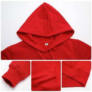 Sweat-shirt à capuche en molleton de coton et polyester surdimensionné, personnalisable avec logo, pour femmes et unisexe, style streetwear - Product Image 3
