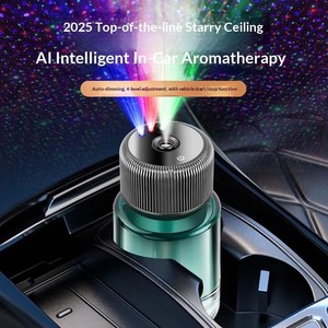 <span class=keywords><strong>Profumo</strong></span> liquido per auto da <span class=keywords><strong>uomo</strong></span> di alta gamma, con aromaterapia, diffusore automatico intelligente a tre colori a forma di stella, da inserire nel portabicchieri - Product Image 3