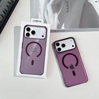 Coque de téléphone magnétique transparente pour iPhone 18 17 E 16 15 Pro Max et Samsung – Vente en gros