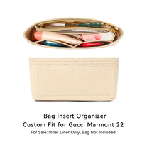 Organisateur de sac à main en feutre de soie pour sacs de luxe modernes (mini, petit, moyen, grand), sacs cabas pour femme, avec porte-clés