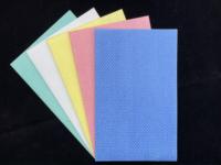 Chiffon de nettoyage professionnel jetable en spunlace ondulé, haute résistance, séchage rapide, non toxique, 35-70 g/m², Chine Zhejiang, pour l'entretien