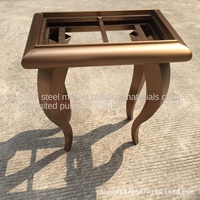 Table basse carrée moderne sur mesure, surface en pierre, structure en acier inoxydable pour salon, meubles de maison