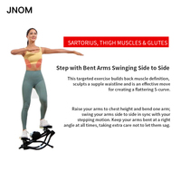Mini stepper fitness en acier compact, hydraulique, réglable, antidérapant, pour cardio à domicile et perte de poids