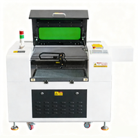 Máquina de Grabado y Corte Láser de CO2 de Alta Precisión 6040 para Madera, MDF y Papel con Corte de Materiales No Metálicos, CNC, Wi-Fi/USB