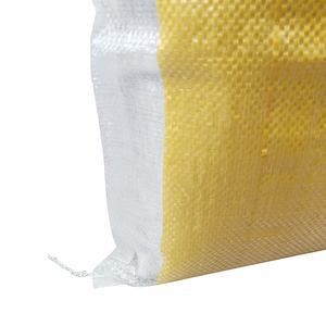 Fábrica de China, 25kg, 50kg, Color transparente y amarillo, bolsas tejidas de polipropileno Pp para granos, harina de arroz, bolsa de alimentación de arroz tejida Pp - Product Image 2