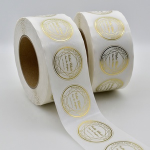 Miếng Dán Trong Suốt Vinyl Dán Logo Lá Vàng Hình Nụ Hôn Tùy Chỉnh Cho Nhãn Sản Phẩm - Product Image 5