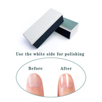 Bloc polissoir à ongles 4 faces en éponge pour vernis à ongles, lime à ongles brillante, vente en gros