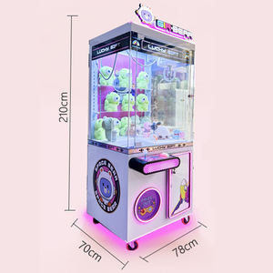 ماكينة مخلبة كهربائية أنيقة كبيرة للاستخدام في الهواء الطلق لعبة دمية بارك تصنعها بنفسك للبيع آلة رافعة لممرات الألعاب الماليزية مع جهاز استقبال الفواتير - Product Image 4