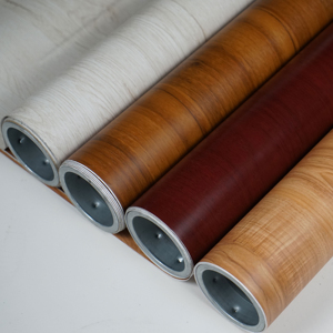 Textura de gabinete de cocina laminada de Auto <span class=keywords><strong>adhesivo</strong></span> papel pintado pared muebles de papel de la etiqueta engomada <span class=keywords><strong>vinilo</strong></span> grano de madera película de PVC <span class=keywords><strong>para</strong></span> la venta - Product Image 5