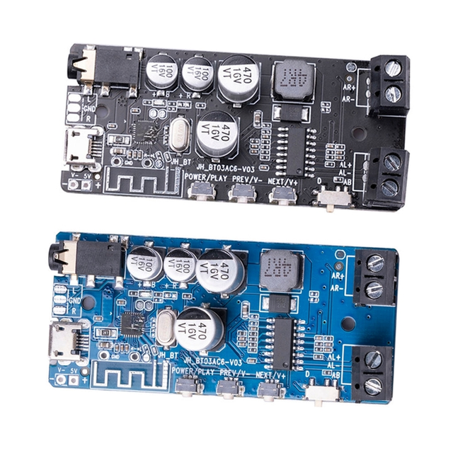 2*50W BT 5.0 Power Amplifier Class D Audio HiFi Stereo Wireless Music Player Mini USB Sound Card App Digital AMP