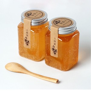 Bouteille carrée pour animaux de compagnie 100 ml avec bouchon à vis en aluminium, emballage hermétique de qualité alimentaire pour collations et boissons - Product Image 2