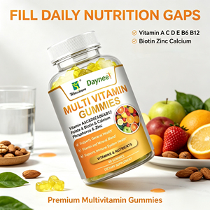 Private Label OEM Multivitamin Gummies Daily Supplement Vitamins <b>C</b> D E B6 Zn Improve Immunity Health Vegetarian Gummy For Adults - Product Image 5