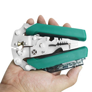 Pince à sertir portable multifonction pour électricien en acier à haute teneur en carbone pince à dénuder spéciale pliable et stockable - Product Image 3
