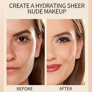 Corrector Hidratante, Base de Maquillaje Facial Iluminadora Natural - Product Image 2