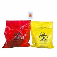 Sacs poubelles médicaux de haute qualité 36x39 pouces, rouge et jaune, en PP, résistants aux perforations et aux hautes températures, pour usage hospitalier et clinique