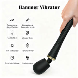 Massageador Portátil Sem Fio para Viagens, Relaxamento Muscular Corporal, Massageador Corporal de Silicone para Vagina - Product Image 3