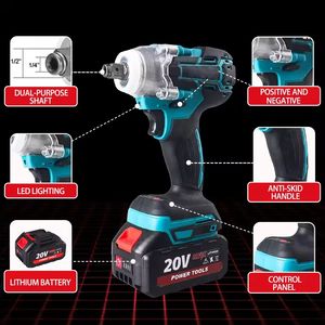 Outils électriques rechargeables de <span class=keywords><strong>clé</strong></span> <span class=keywords><strong>à</strong></span> <span class=keywords><strong>chocs</strong></span> électrique sans fil au lithium-ion 21V populaires pour <span class=keywords><strong>Milwaukee</strong></span> - Product Image 1