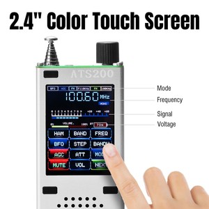 Récepteur radio SSB toutes bandes pour l'aviation, écran tactile DSP, récepteur de bande aérienne W501 - Product Image 3